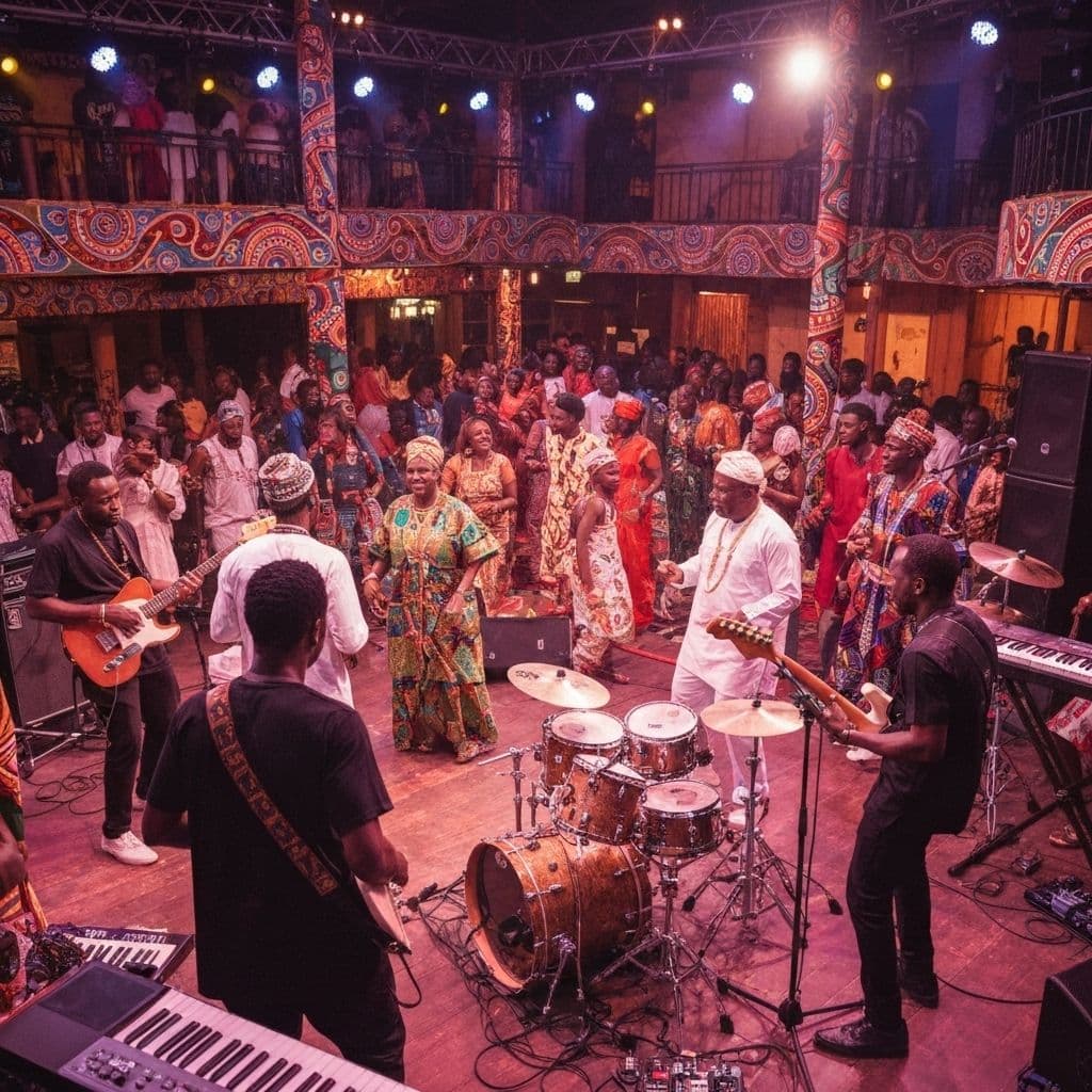 Live music at Afrika Shrine