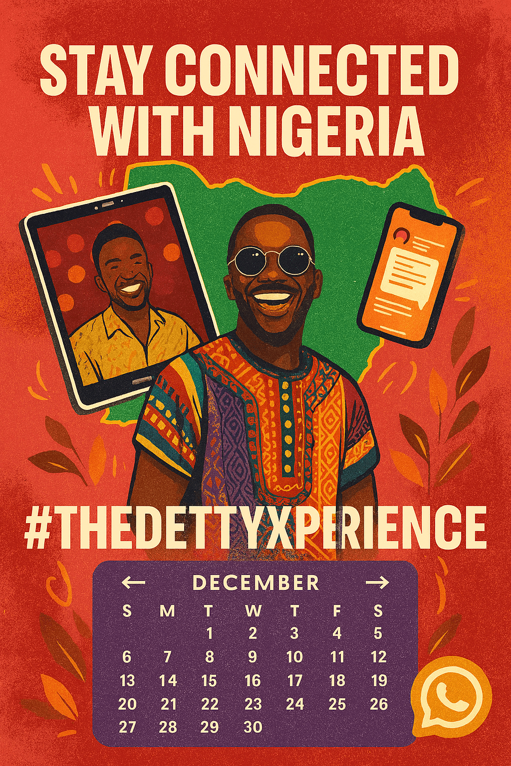 Stay Connected with Nigeria - December Calendar